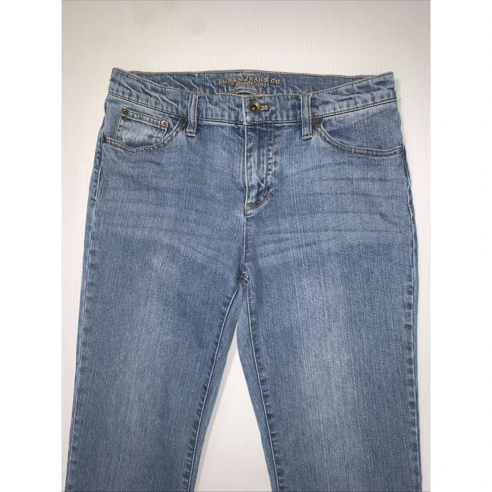 Ralph‎ Lauren Jeans Co Premium Jeans Womens 4 Classic Straight Light Wash